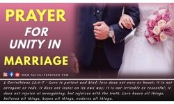 Prayer for Unity in Marriage featured