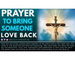 Prayer to Bring Someone Love Back