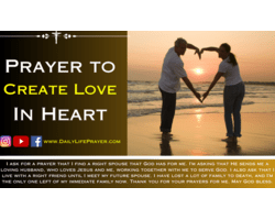 Prayer to Create Love in Someone Heart