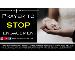 Powerful Prayer to Stop Engagement