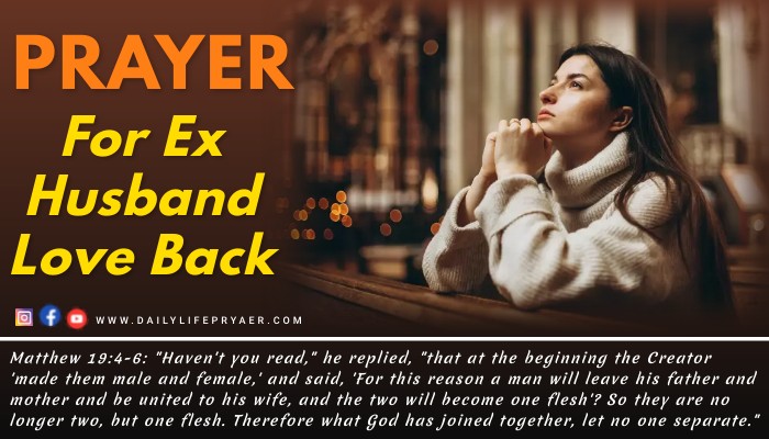 Prayer for Ex Husband Love Back