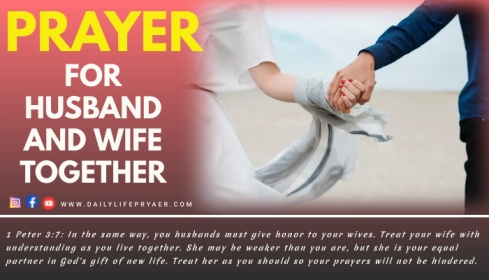 Prayer for Husband and Wife Together