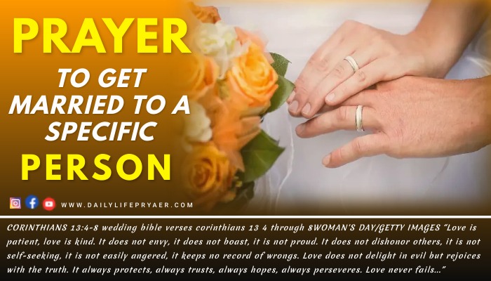 Prayer to Get Married to a Specific Person