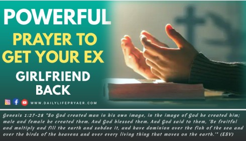 Prayer to Get Your Ex Girlfriend Love Back