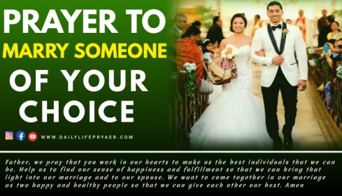 Prayer to Marry Someone of Your Choice