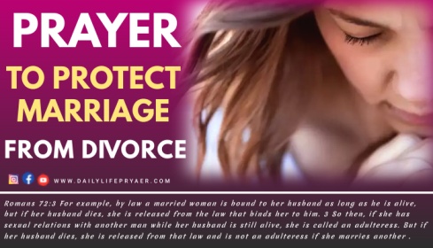 Prayer to Protect Marriage From Divorce