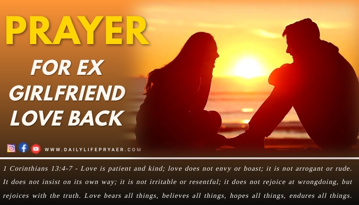 Prayer for Ex Girlfriend Love Back