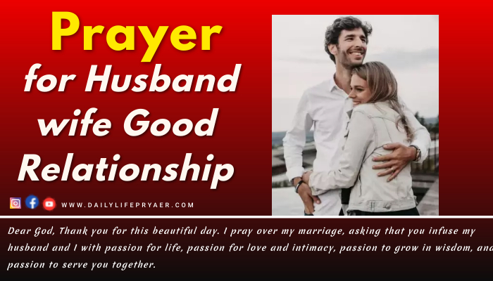 Prayer for Husband wife Good Relationship