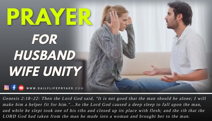 Prayer for Husband and Wife Unity