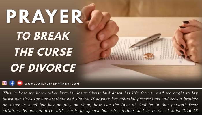 Prayer to Break the Curse of Divorce