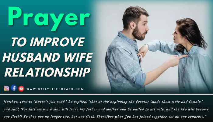 Prayer to Improve Husband Wife Relationship