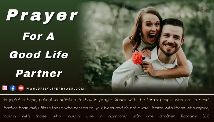 Prayer for a Good Life Partner