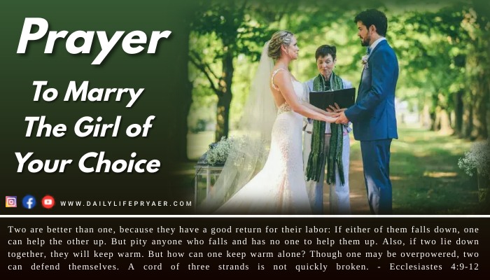 Prayer to Marry the Girl of Your Choice