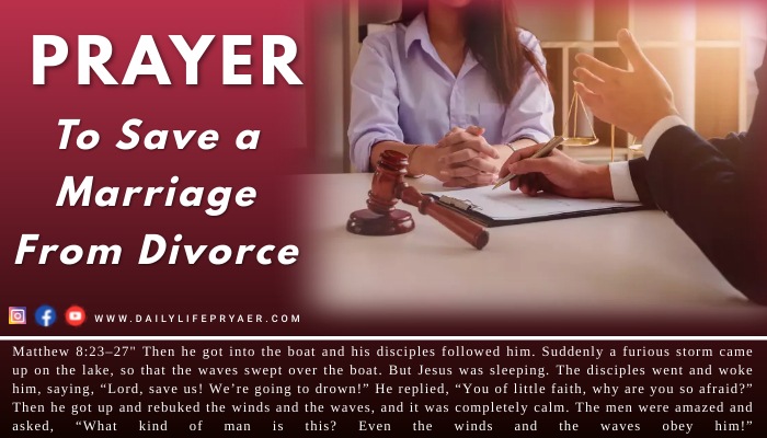 Prayers to Save a Marriage from Divorce