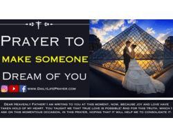 Prayer to Make Someone Dream of You