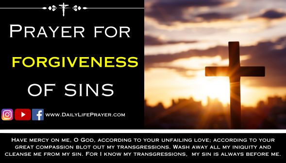 Prayer for Forgiveness of Sins